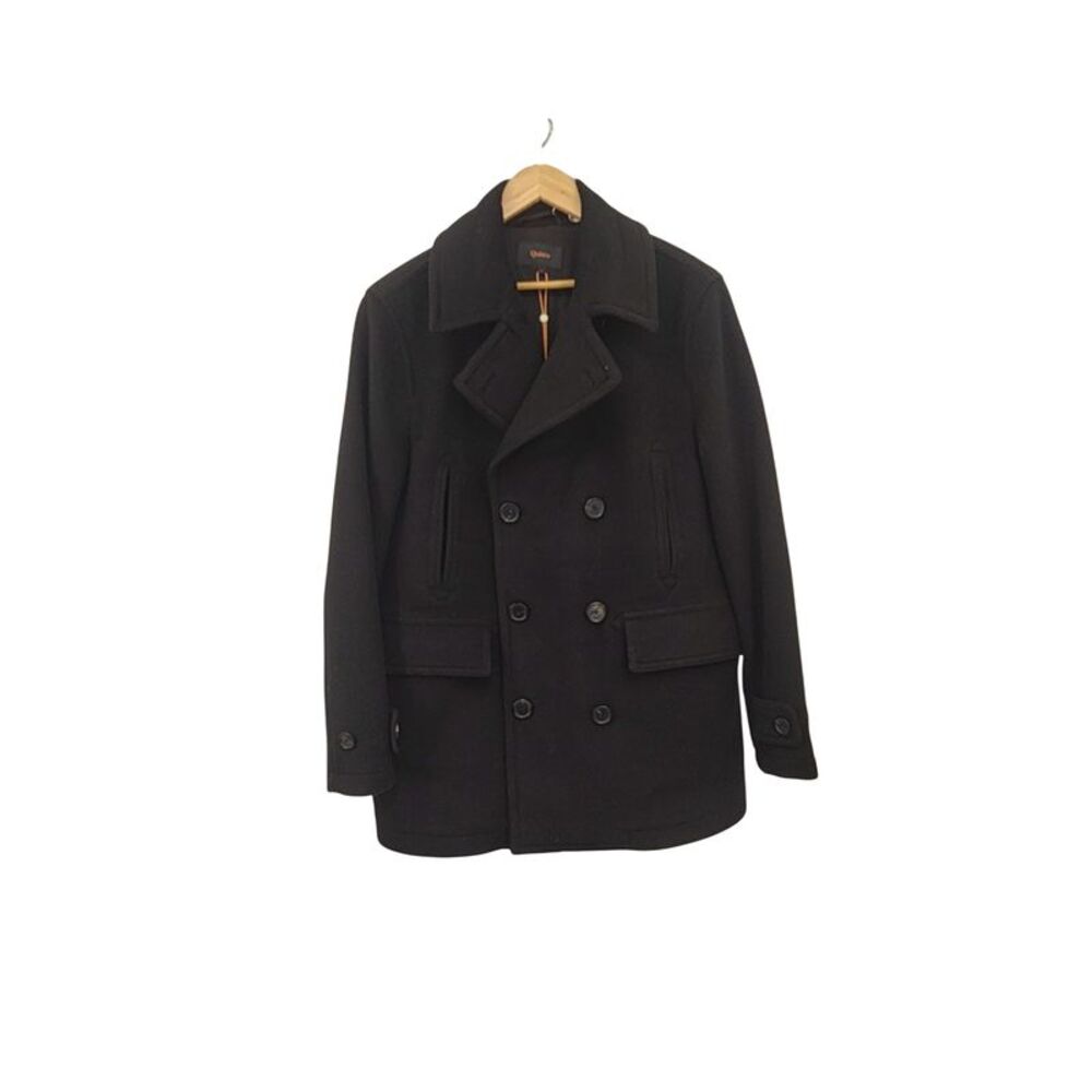Quince Wool Cashmere Peacoat Black Outerwear L